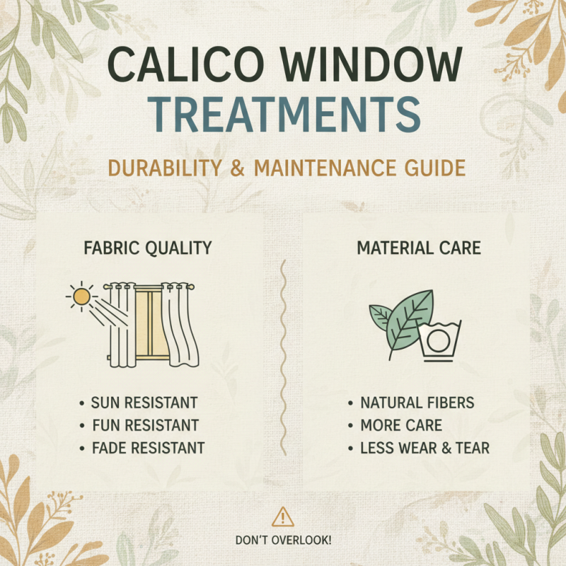 10 Essential Tips for Choosing Calico Window Treatments That Transform Your Space?