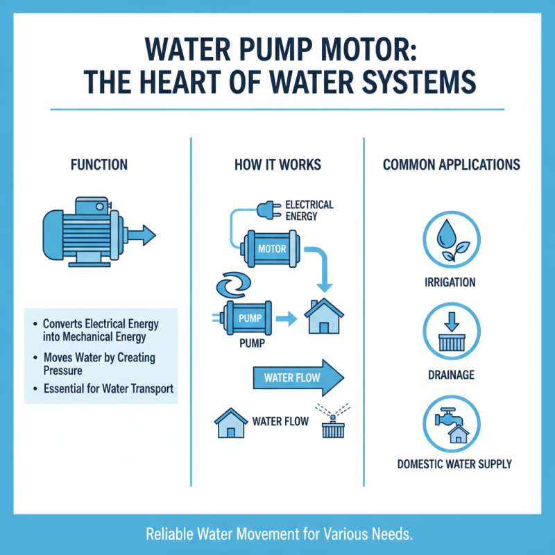What is a Water Pump Motor and How Does it Work?