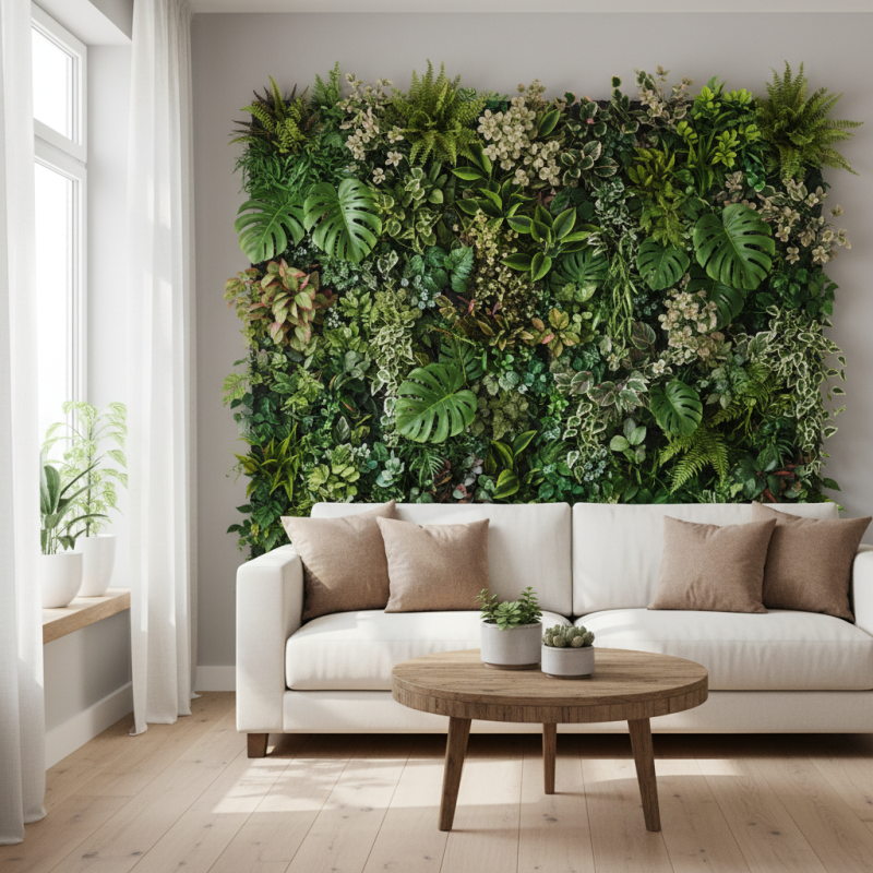 How to Create Stunning Artificial Plants Wall for Your Home?