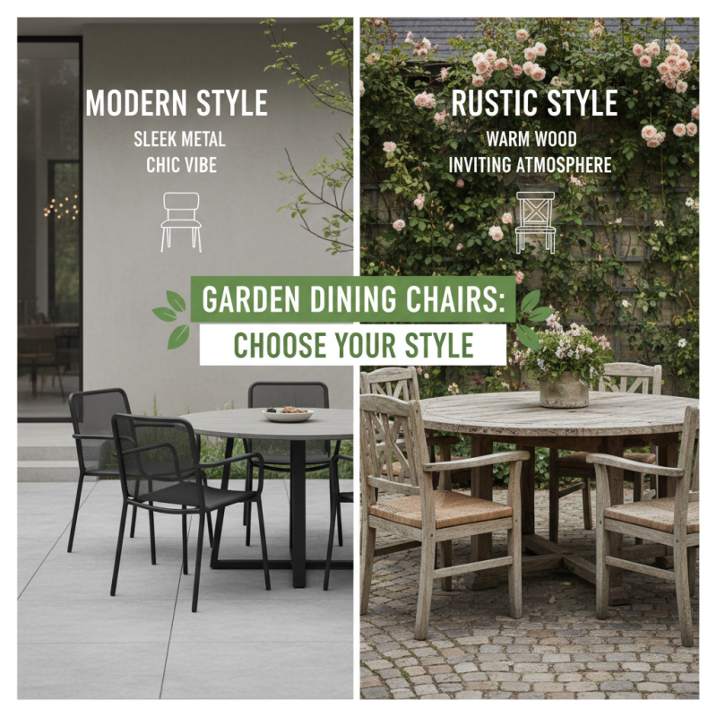 What is the Best Style of Garden Dining Chairs for Your Outdoor Space?