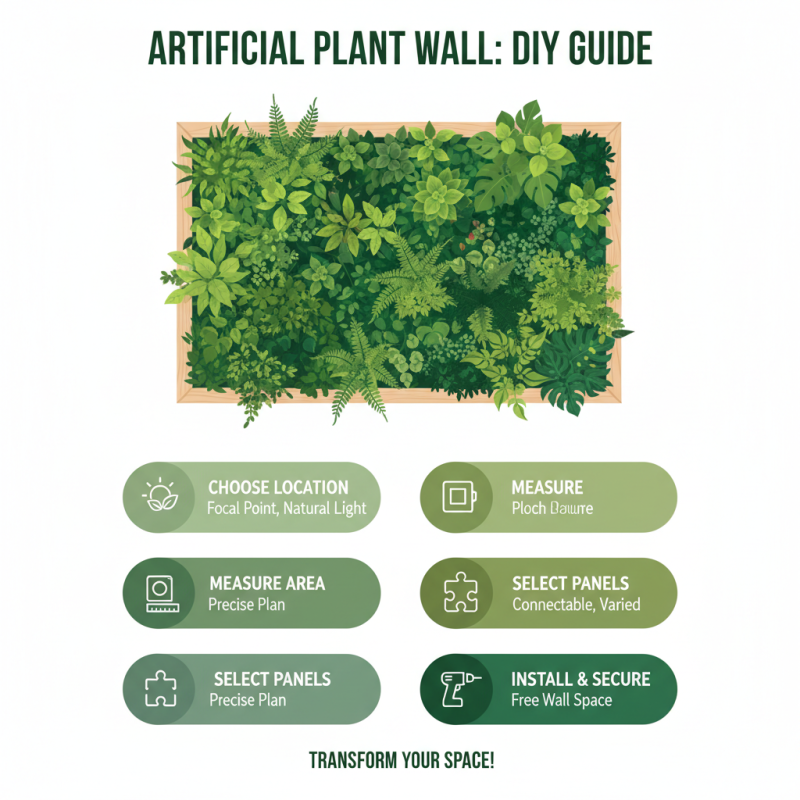 How to Create Stunning Artificial Plants Wall for Your Home?