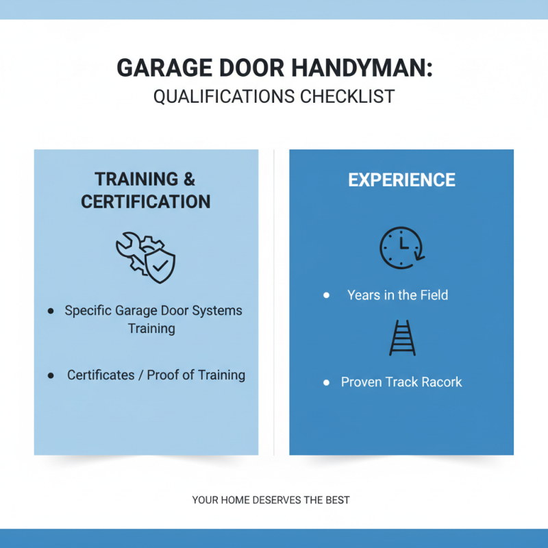 How to Find a Handyman to Fix Your Garage Door Efficiently?