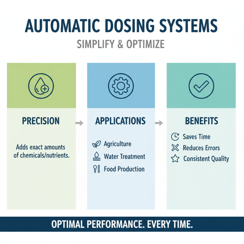 How to Choose the Right Automatic Dosing System for Your Needs?
