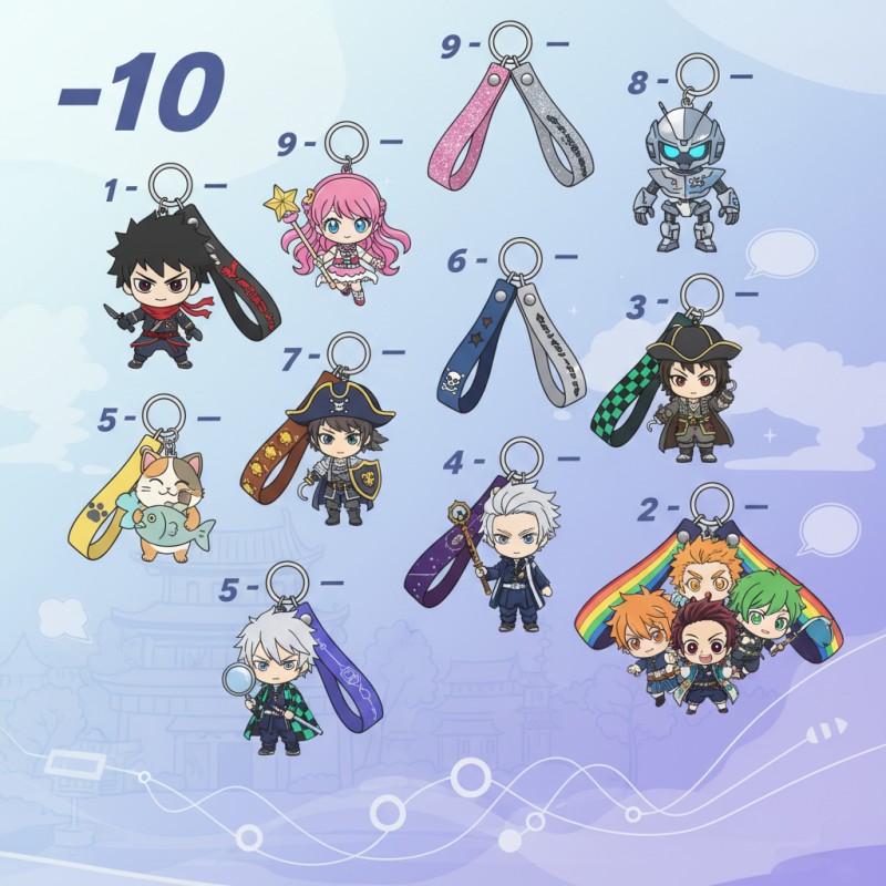 Top 10 Anime Keychain Straps You Must Have?