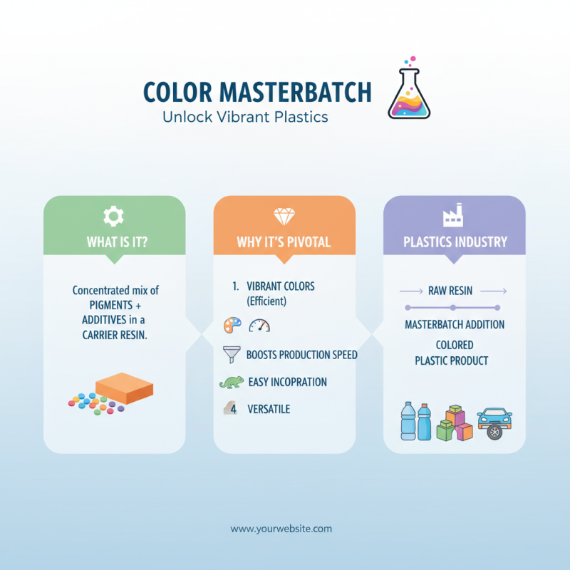 What is Color Masterbatch and How is it Used in Plastics?