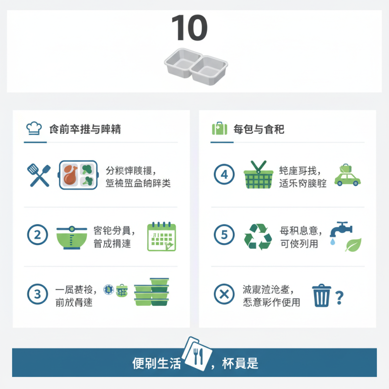 10 Essential Tips for Using 2 Compartment Aluminium Foil Containers