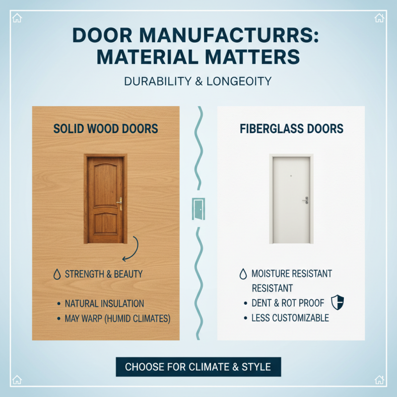 Why Choose the Right Door Manufacturers for Your Home Needs?