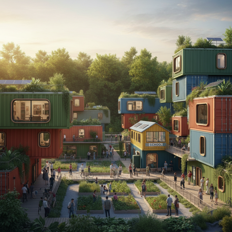 Why Are Modular Shipping Containers the Future of Sustainable Living?