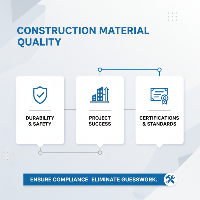 2026 How to Choose the Best Construction Supplies for Your Project?