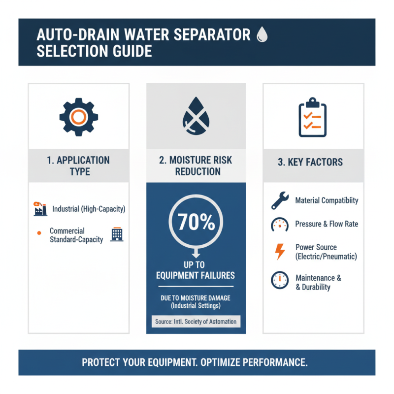 2026 How to Choose the Right Auto Drain Water Separator for Your Needs?
