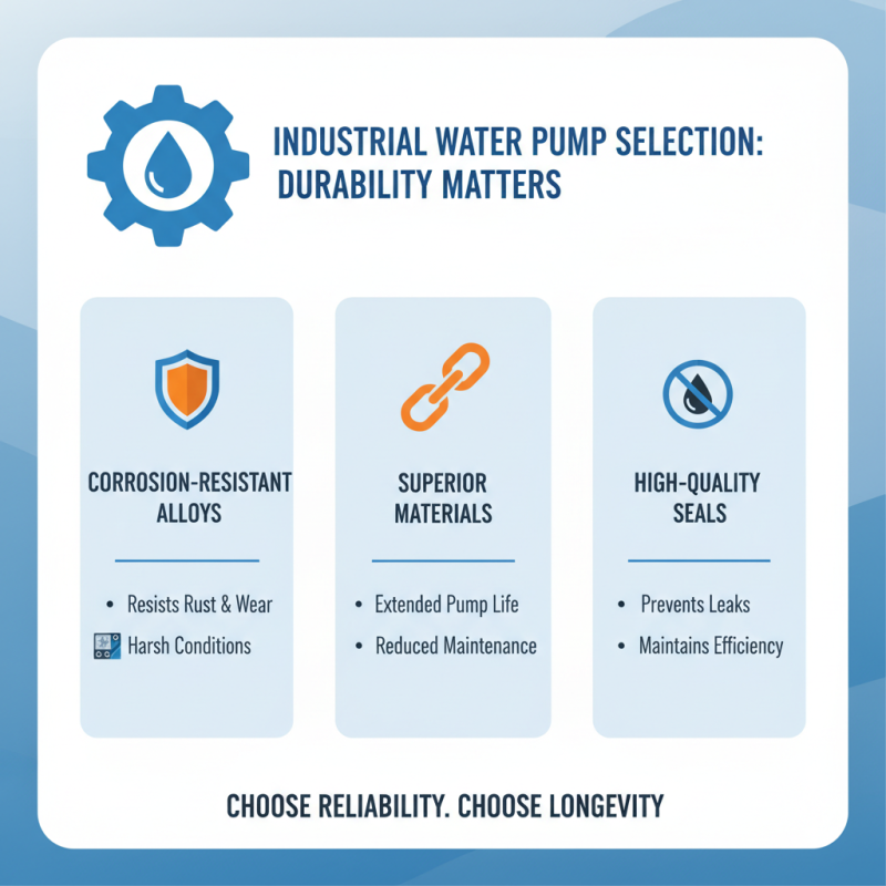 2026 Best Industrial Water Pump Options for Efficiency and Durability?
