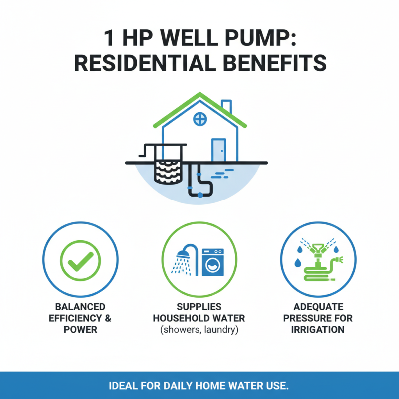 Why You Should Choose a 1 HP Well Pump for Your Water Needs?