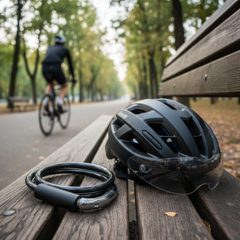 How to Choose a Bike Helmet and Lock for Safe Cycling?