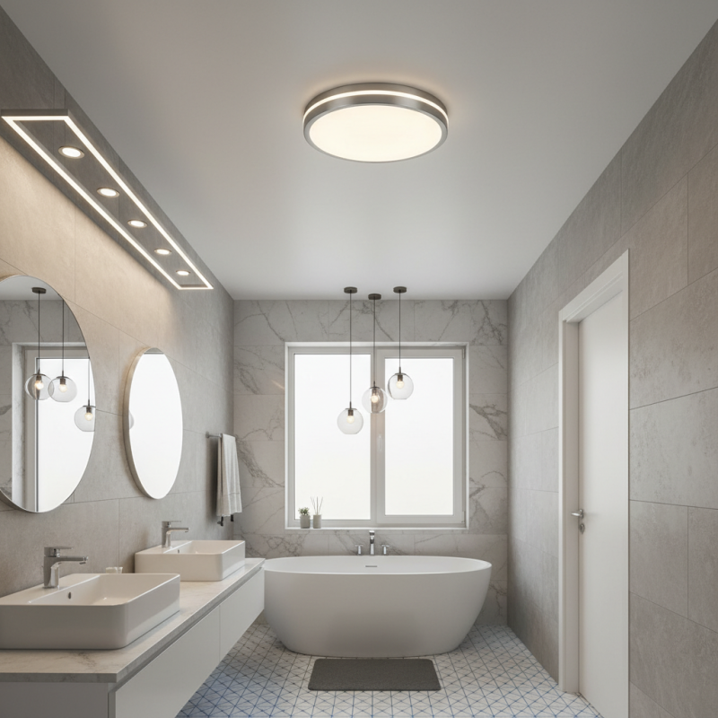 What is the Best Bathroom Lights Ceiling Options for Your Home?