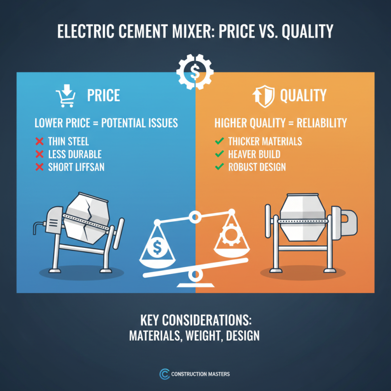How to Choose the Best Electric Cement Mixer for Your Projects?