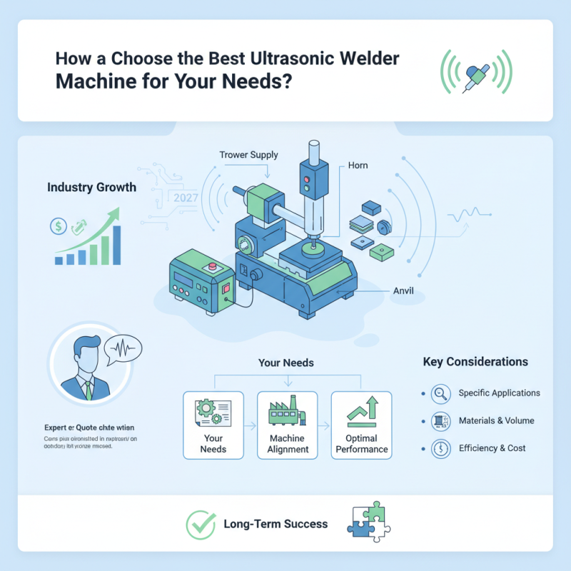 How to Choose the Best Ultrasonic Welder Machine for Your Needs?