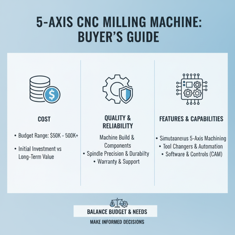 How to Choose the Right 5 Axis CNC Milling Machine for Your Needs?