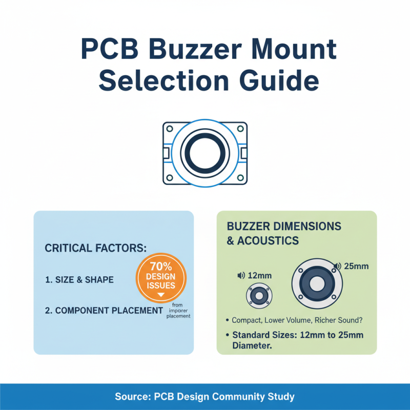 How to Choose the Right Buzzer PCB Mount for Your Project?