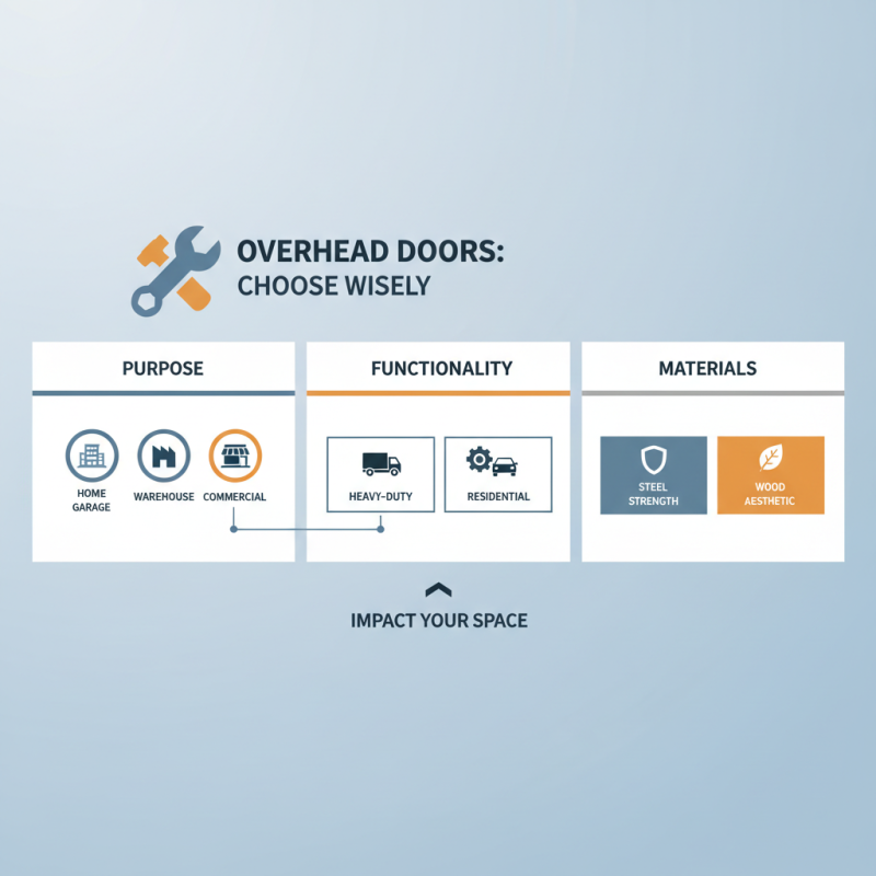 How to Choose the Right Over Head Doors for Your Space?