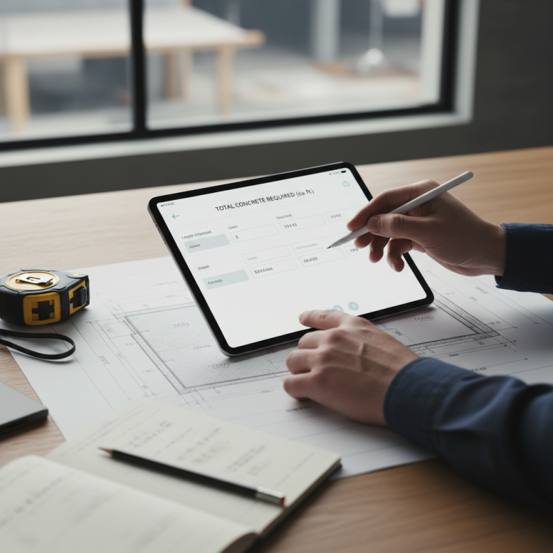 How to Use a Concrete Estimate Calculator Effectively?