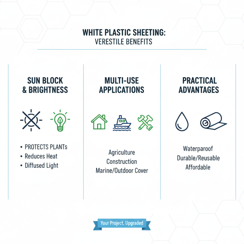What is White Plastic Sheeting and Its Common Uses?