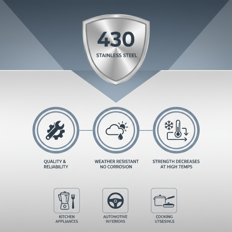 Нержавеющая сталь 430 лучшие свойства и применение?