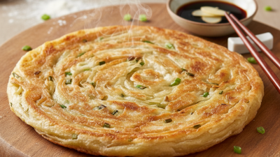 What is the Best Recipe for Fried Baked Scallion Pancake?