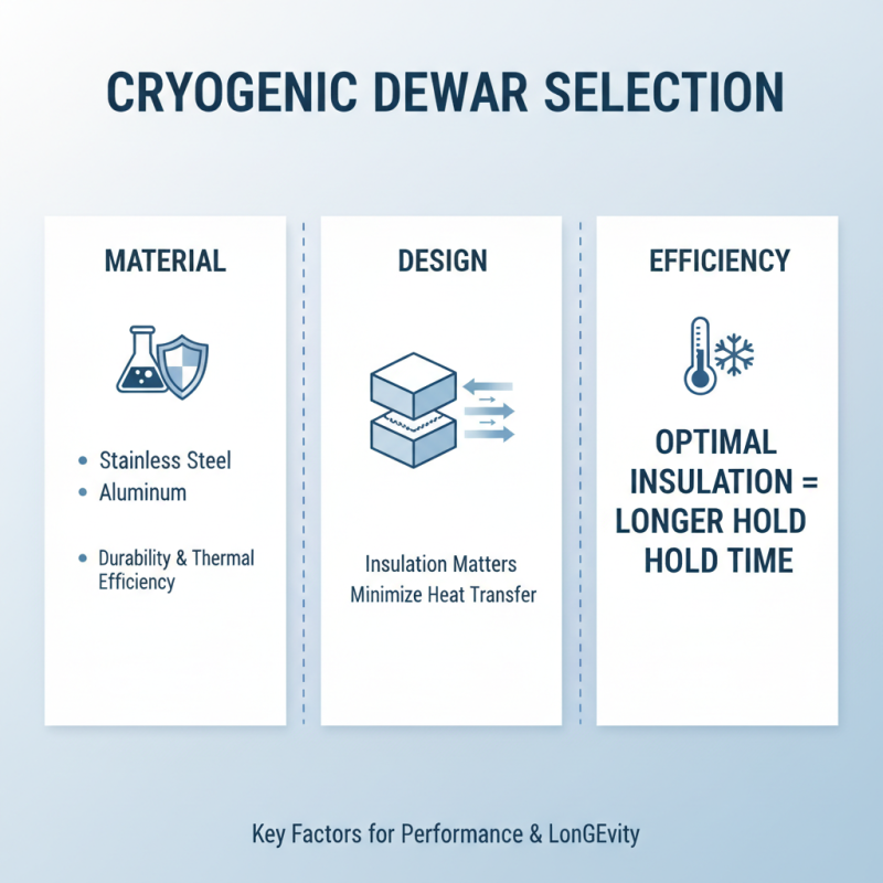 How to Choose the Right Cryogenic Dewar for Your Needs in 2026