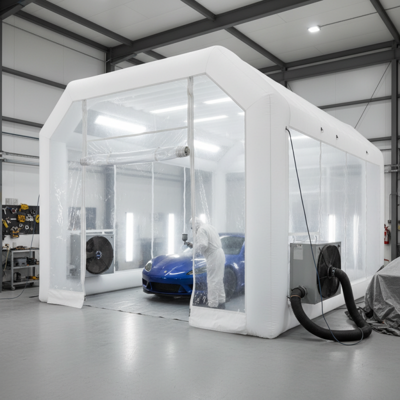 Top Uses of Inflatable Spray Booths for Efficient Painting and Coating?
