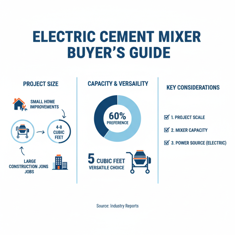 How to Choose the Best Electric Cement Mixer for Your Projects?