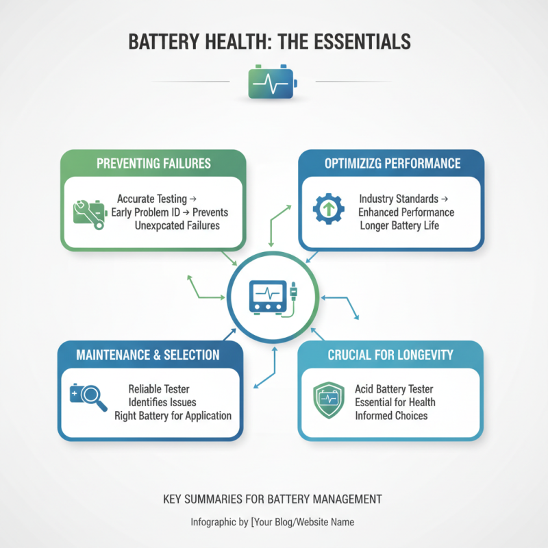 Why You Need an Acid Battery Tester for Optimal Performance?