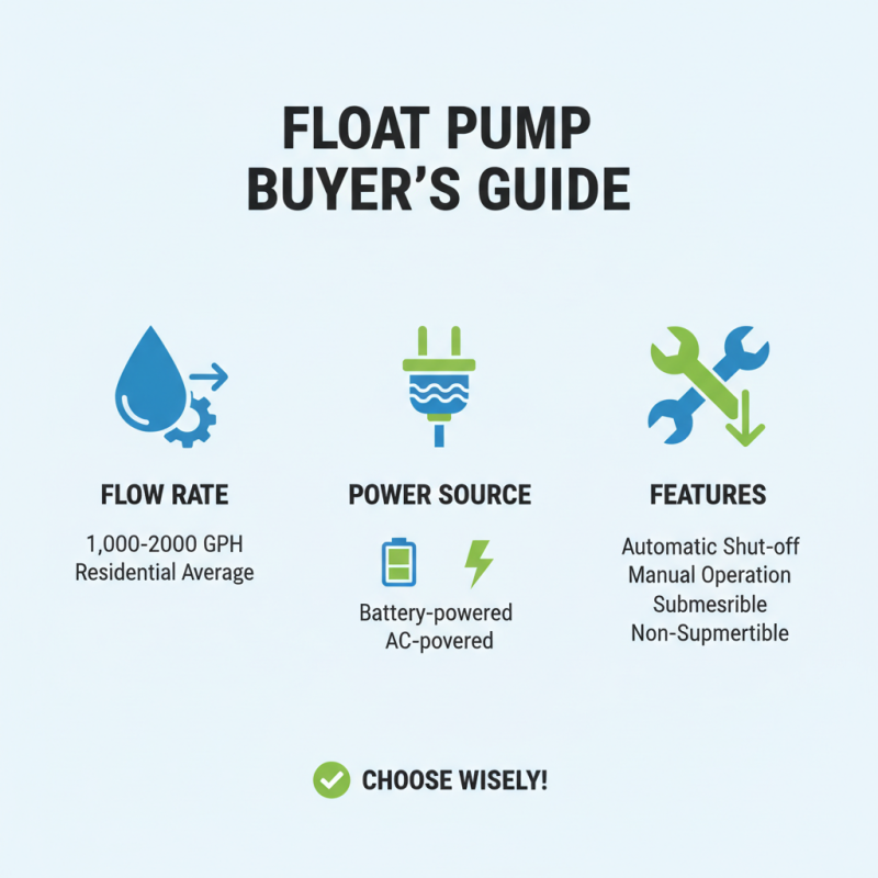 2026 Best Float Pump Features and Benefits You Should Know?