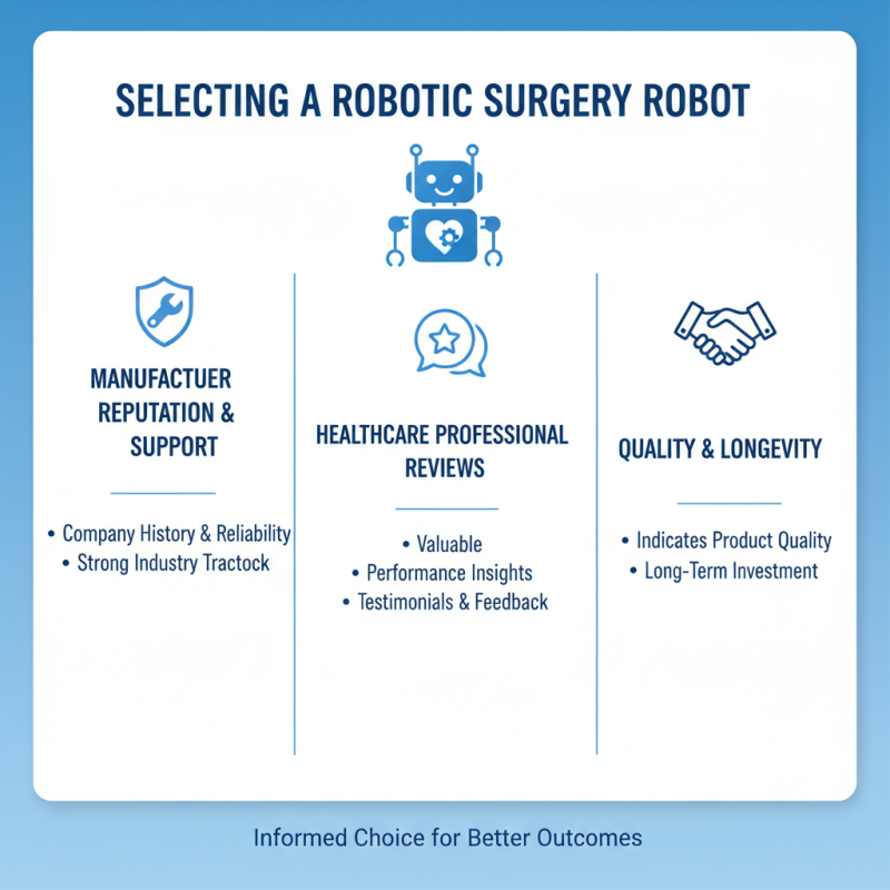 How to Choose the Right Robotic Surgery Robot for Your Needs?