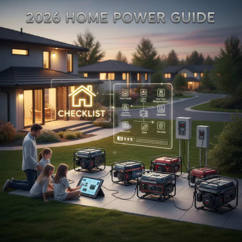 2026 How to Choose the Best Electric Generator for Home Use?