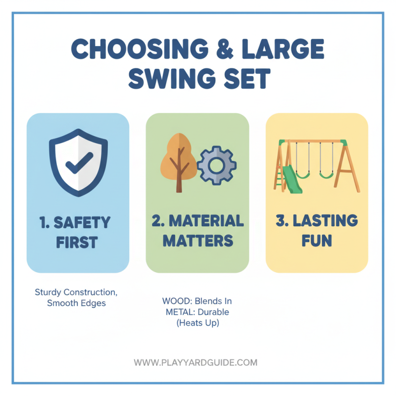 How to Choose the Best Large Swing Set for Your Backyard in 2026?