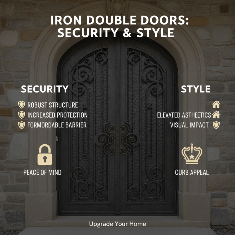 Why Choose Iron Double Doors for Your Home Security and Aesthetic?