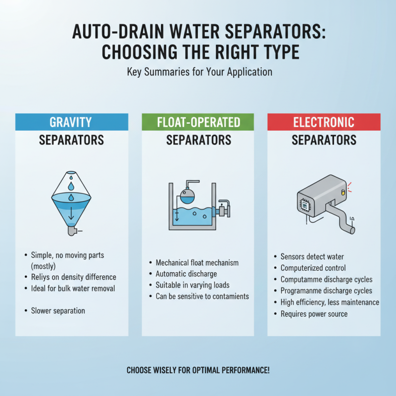 2026 How to Choose the Right Auto Drain Water Separator for Your Needs?