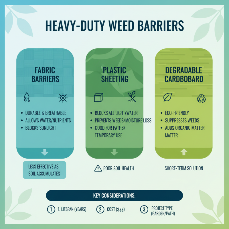 How to Choose the Best Heavy Duty Weed Barrier for Your Garden?