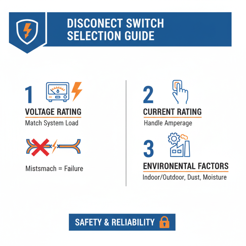 How to Choose the Right Disconnect Switch for Your Needs?
