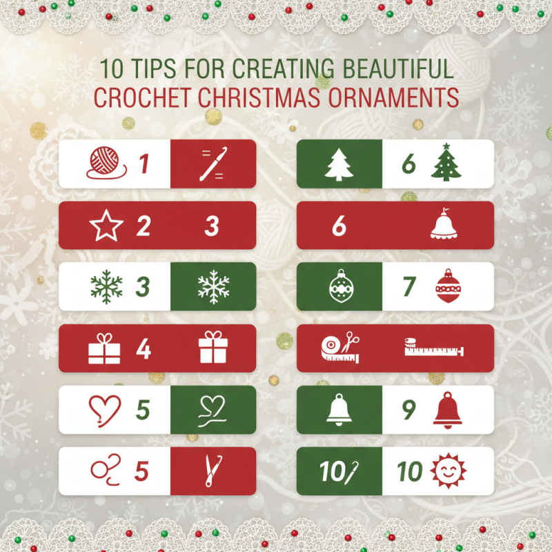 10 Tips for Creating Beautiful Crochet Christmas Ornaments