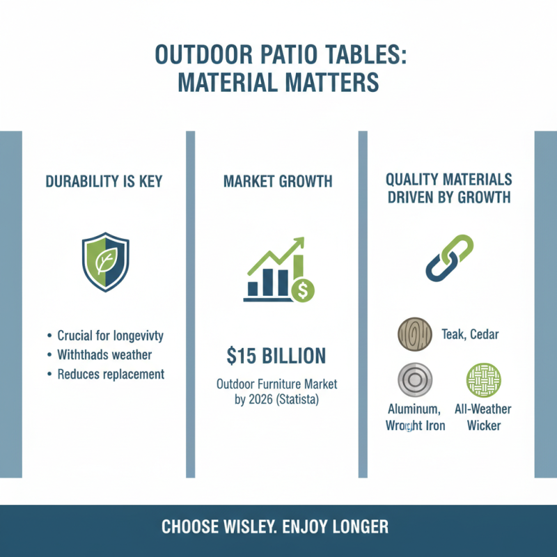 2026 How to Choose the Perfect Outdoor Patio Tables for Your Space?