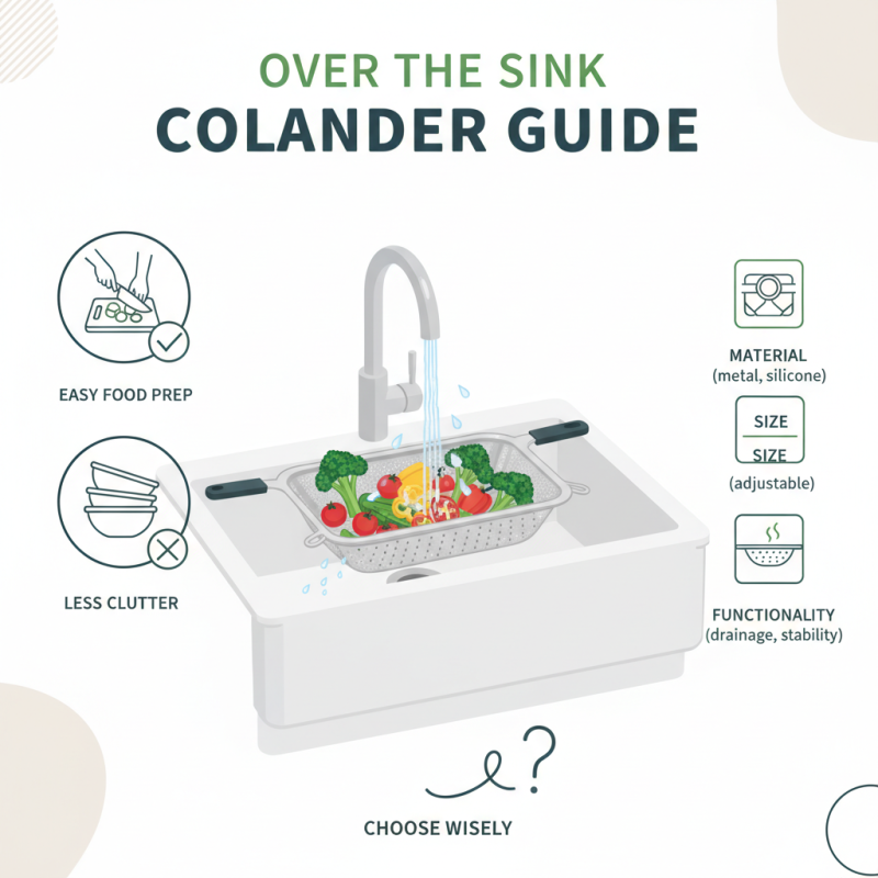 What is the Best Over The Sink Colander for Easy Food Prep?