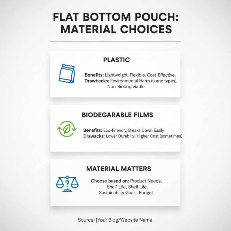How to Choose the Right Flat Bottom Pouch for Your Needs?