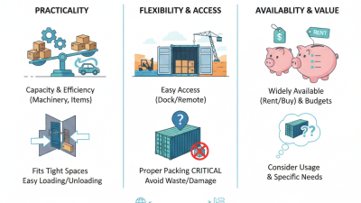 Why Choose a 20ft x 8ft Container for Your Shipping Needs?