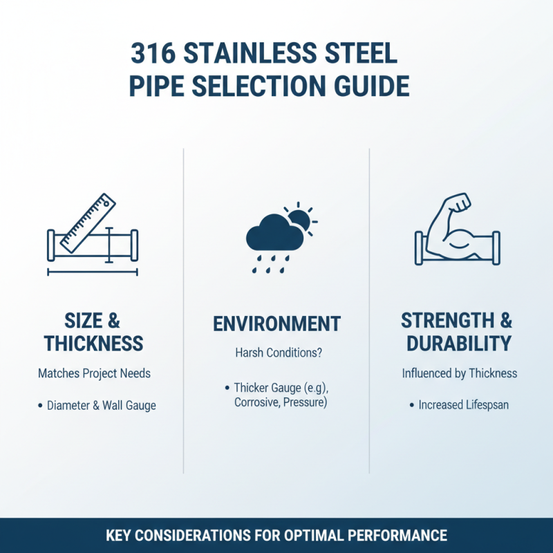 How to Choose the Right 316 Stainless Steel Pipe for Your Project?