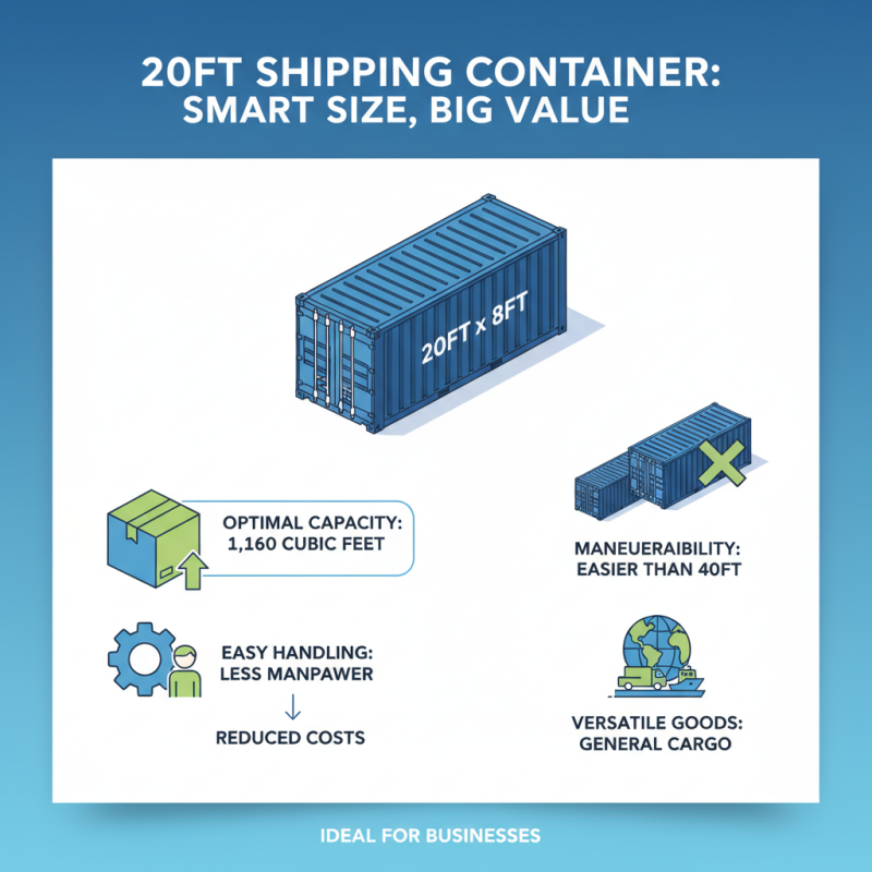 Why Choose a 20ft x 8ft Container for Your Shipping Needs?