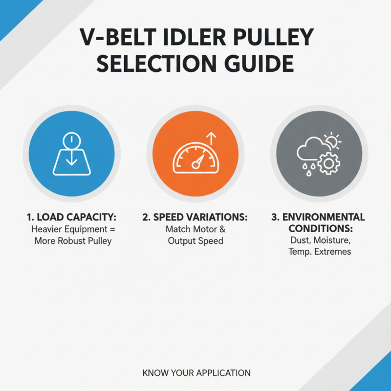 How to Choose the Right V Belt Idler Pulley for Your Needs?
