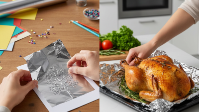 How to Use Foil Paper for Crafting and Cooking in Your Home?