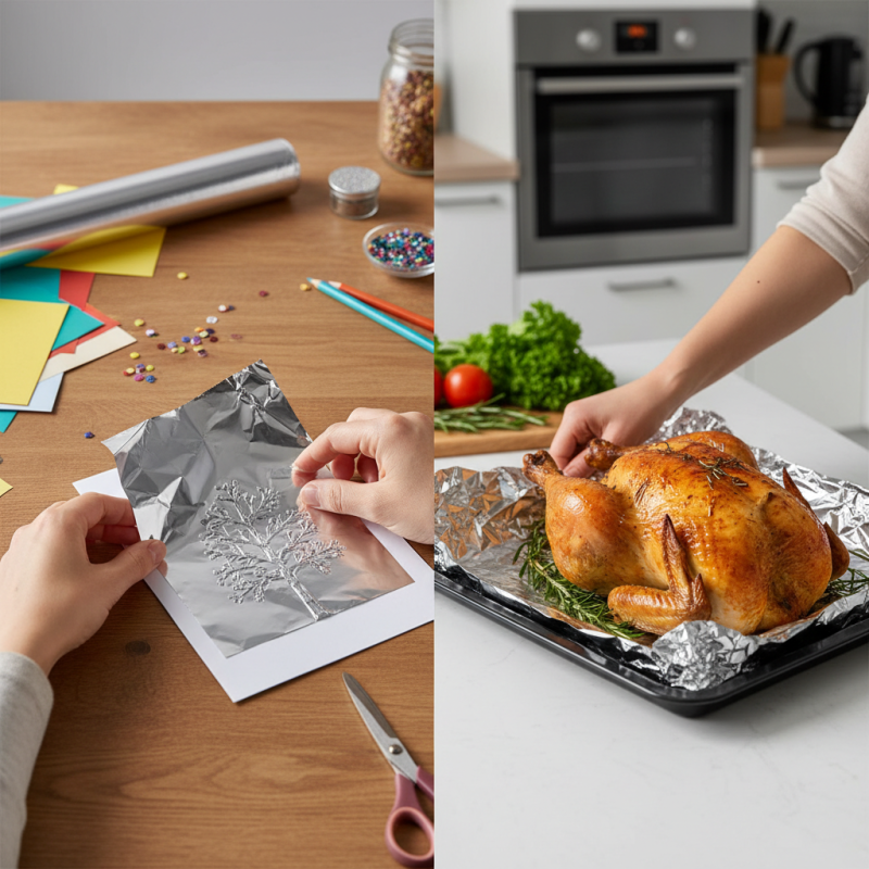 How to Use Foil Paper for Crafting and Cooking in Your Home?