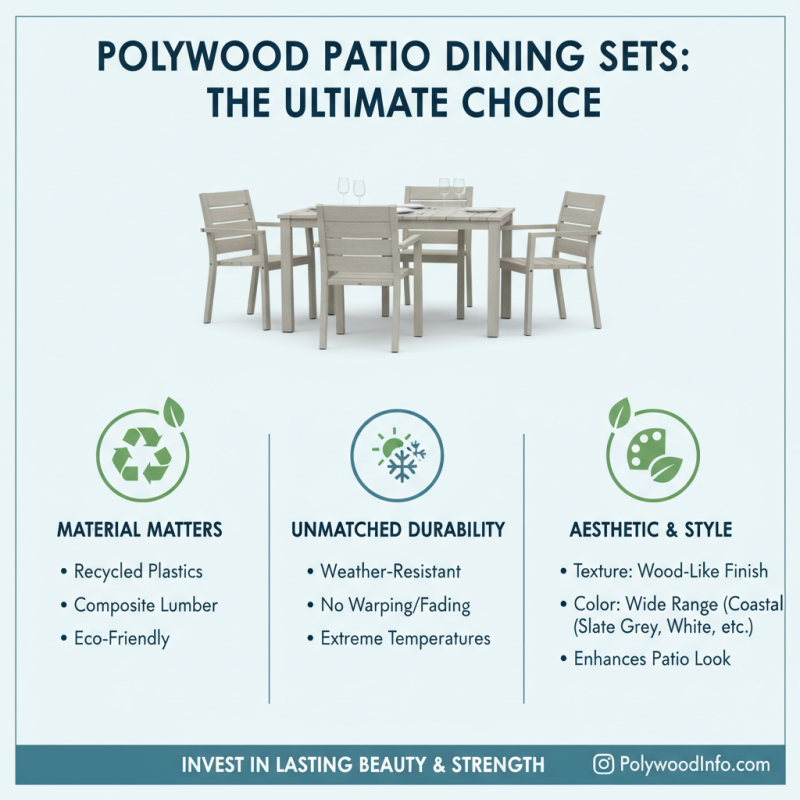 How to Choose the Best Polywood Dining Set for Your Patio?